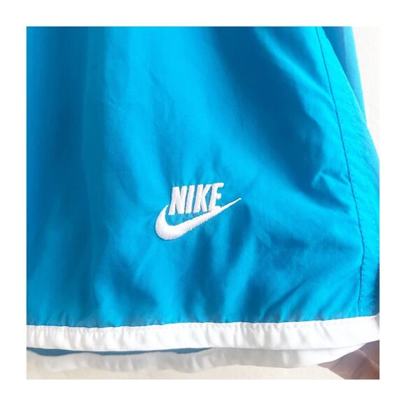 Nike Women’s Retro Active Running Shorts Turquoise Size Large Lined Gym - Picture 7 of 10